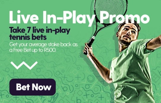 bet.co.za tennis live in play promotion