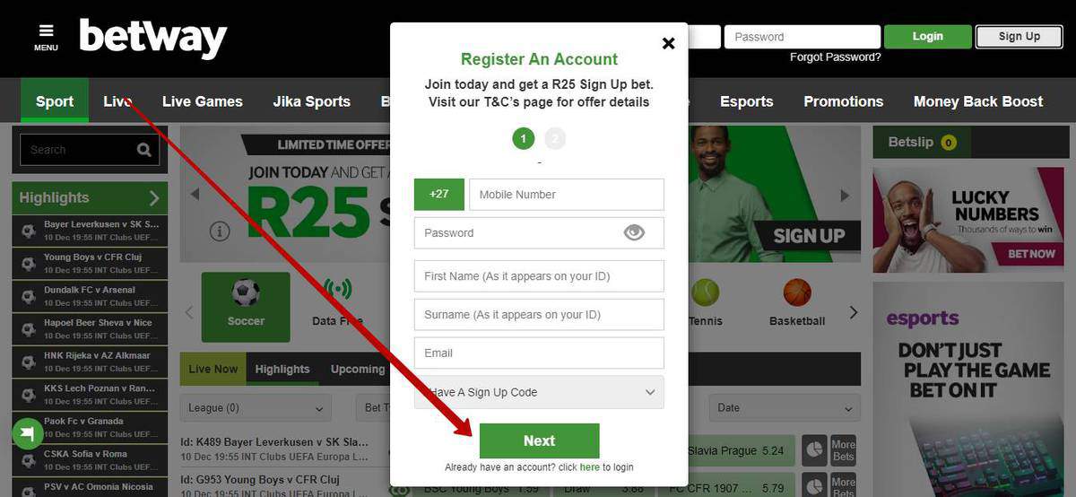 Place your betway sign money saving expert matched betting site