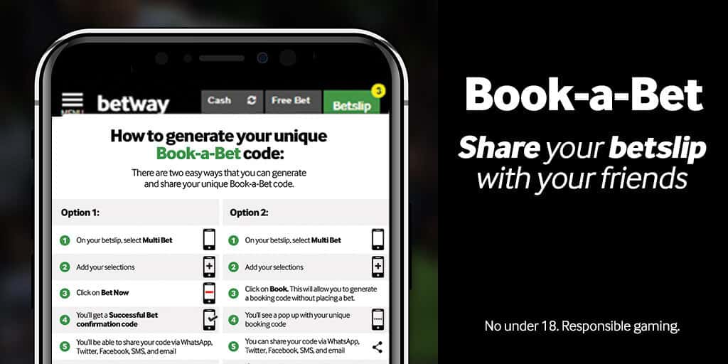 how to use betway book a bet to share your bets