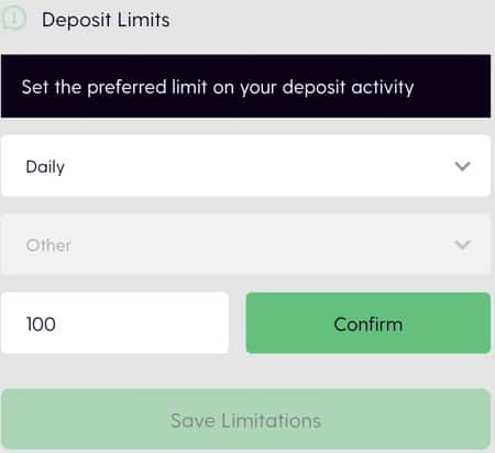 bet.co.za deposit limits