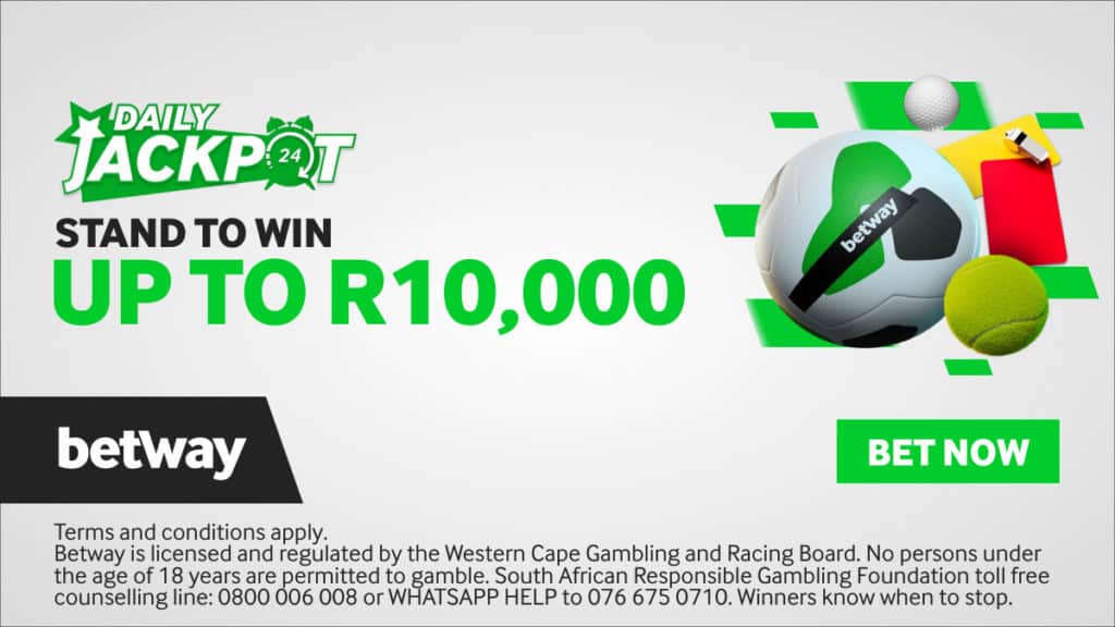 betway daily jackpot south africa june 2022