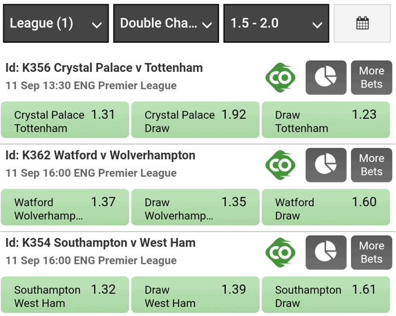betway matches today epl 3 search filters