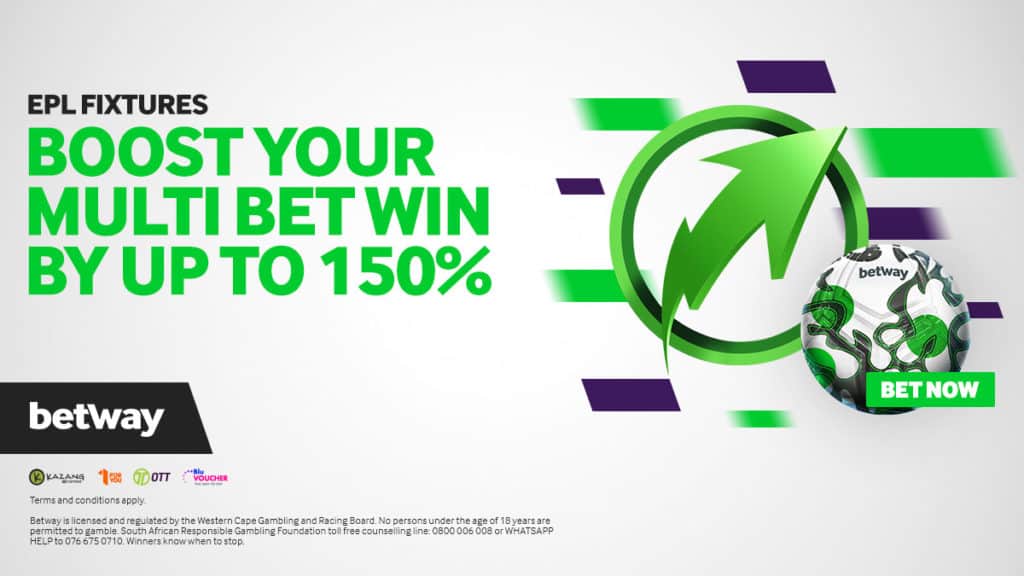 betway win boost soccer betting south africa