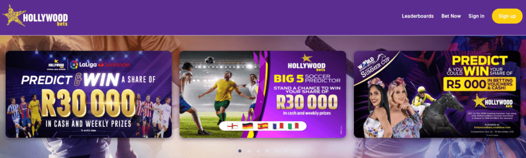hollywoodbets predict and win games homepage