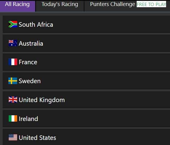 hollywoodbets horse racing tote betting countries