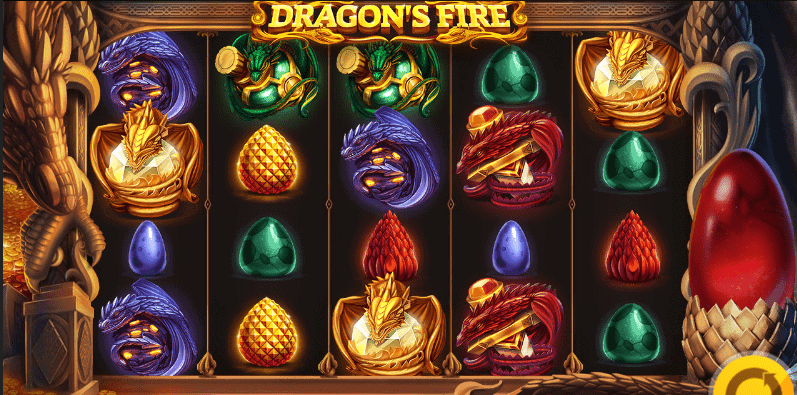 dragons fire red tiger slot game