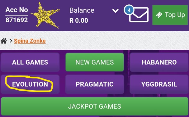 hollywoodbets spina zonke slot selection south africa