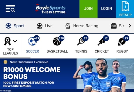 boylesports south africa mobile