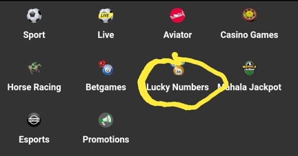 how to find lucky numbers on betway