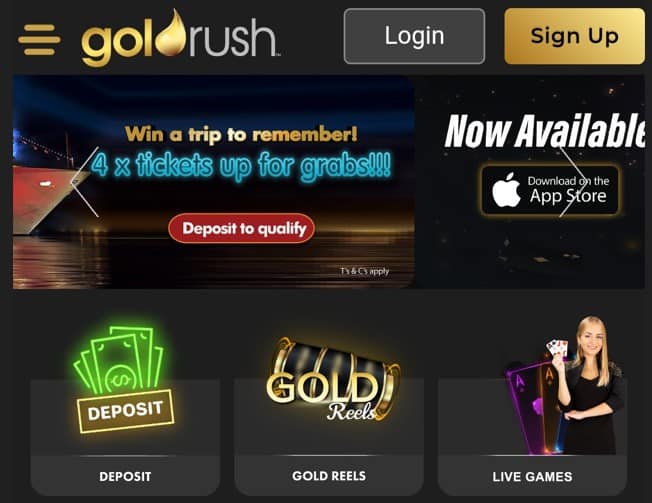goldrush mobile site south africa