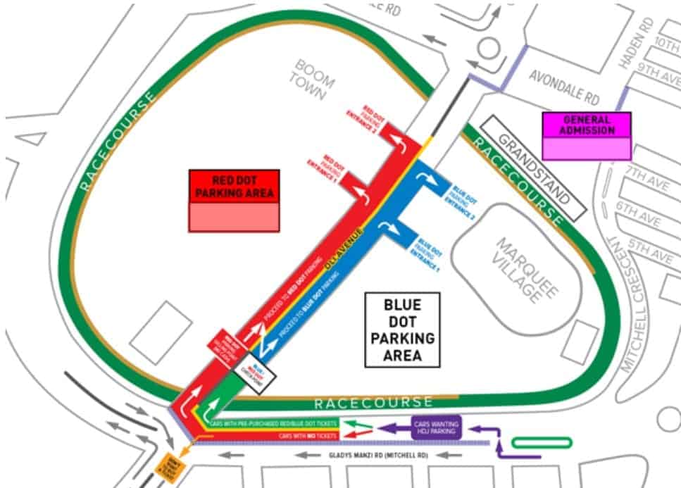 hollywoodbets durban july 2023 parking