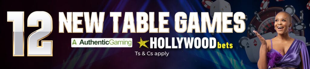hollywoodbets authentic gaming casino games