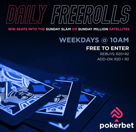 pokerbet daily freerolls tournament south africa