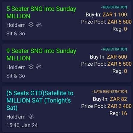 pokerbet tournaments south africa