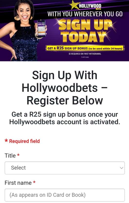 hollywoodbets registration south africa feb 2023