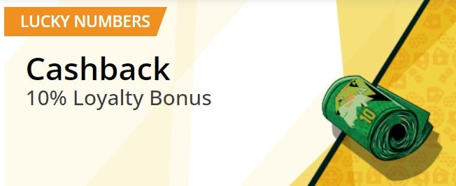 yesplay lucky numbers cashback bonus south africa